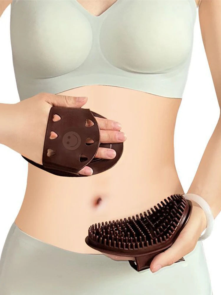 1pc Meridian Slimming Brush Dredging Meridian Massage Five Elements Body Beauty Leg Universal Silicone Scraping Tool Health Care