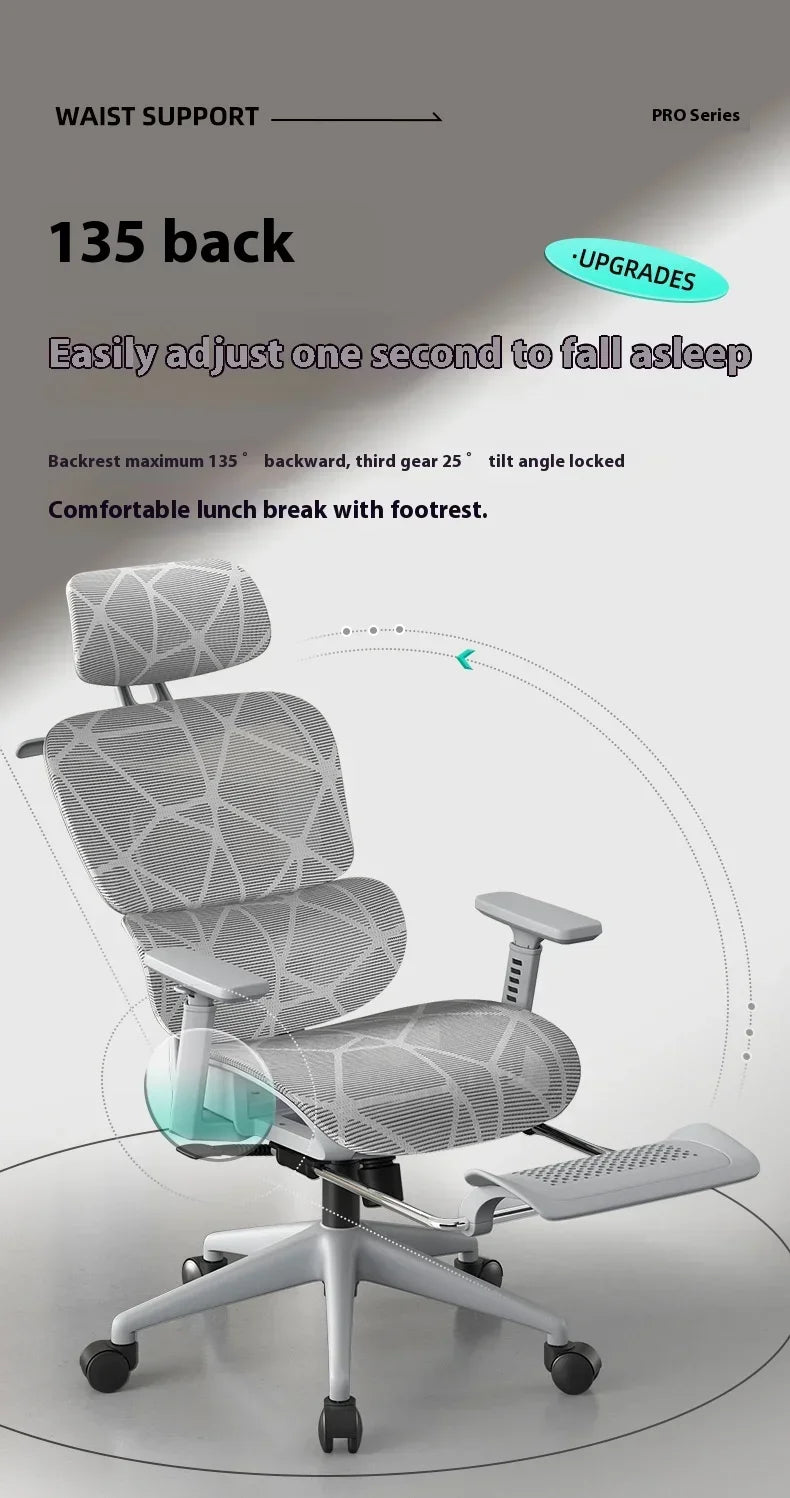 Ergonomic Chair 3D Headrest Armchair Gaming Chairs Computer Recliner Relaxing Massage Silla De Escritorio Office Furniture