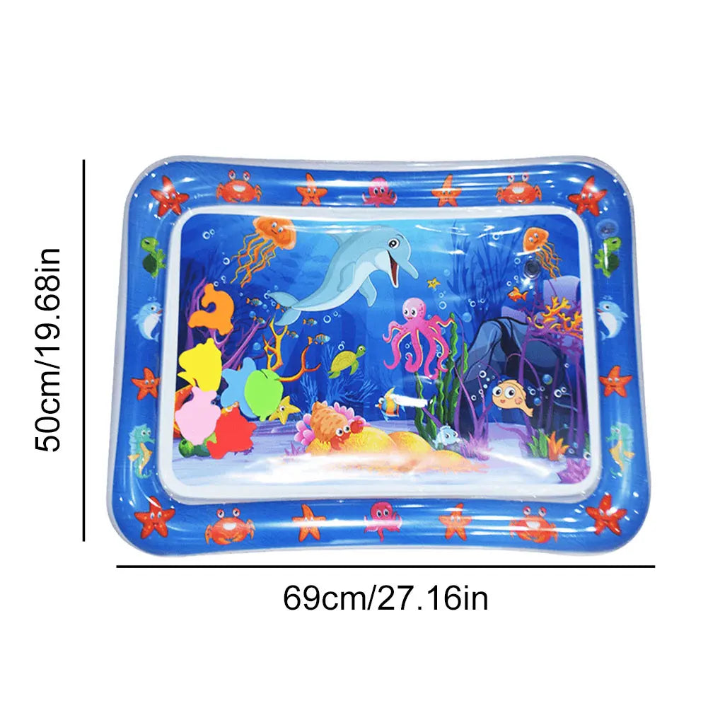 Baby Water Play Mat Inflatable Toys Children's Mat Kids Thicken PVC Playmat Toddler Activity Play Center Water Mat for Babies