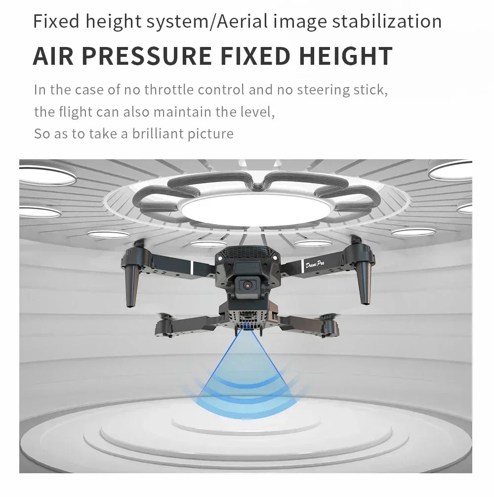 E88 Mini Drone 4K HD Camera WiFi FPV Foldable Quadcopter for Kids Adults Gift Toy RC Aircraft