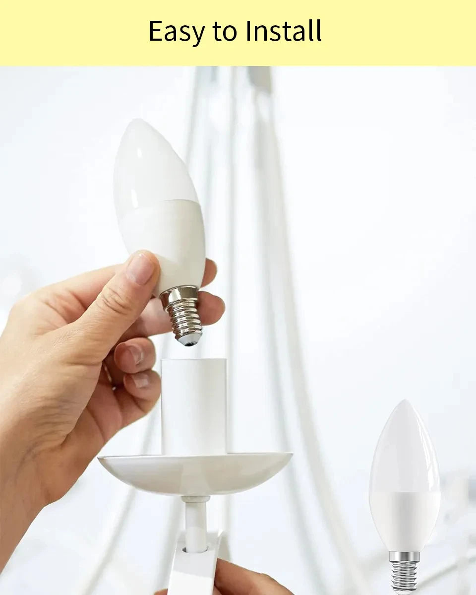 10pcs E27 E14 Led Bulb 220V Candle Bulb Energy Saving Lamp 3W 6W 9W 12W Led Chandelier Light Spotlight Led for Home Decoration