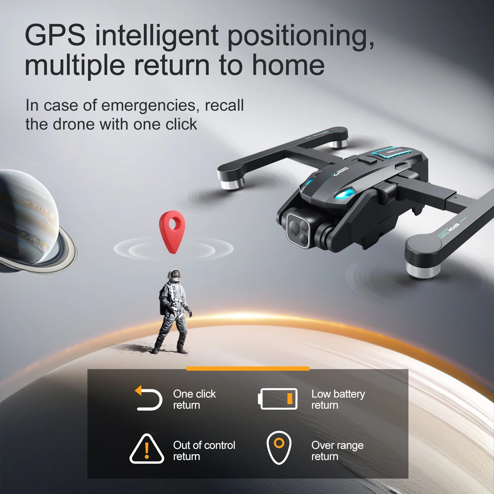 S188 Drone 8K Professional HD Dual Camera 5G GPS Wifi Obstacle Avoidance Brushless Foldable Quadcopter RC Distance 2KM Dron Toys
