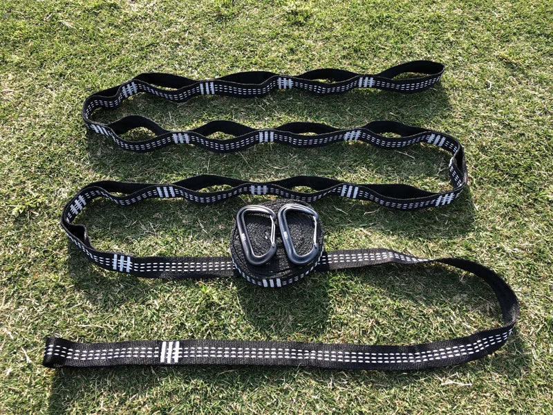 280cm length Super Strong Hammock Strap Hanging Hammock Belt Hamaca Hamak for Camping,Traveling,Portable Hanging Tree Rope