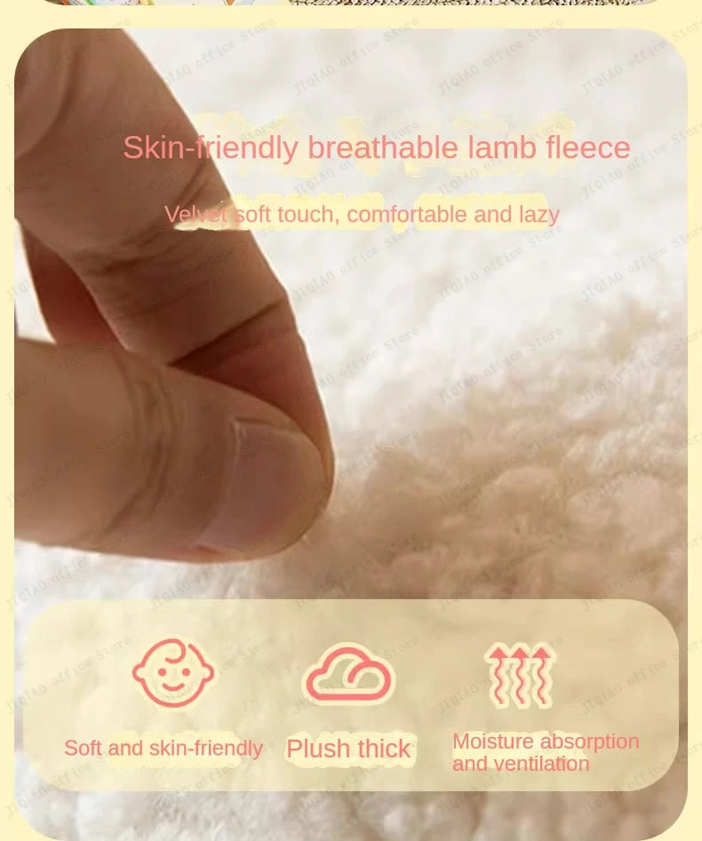 Children's Sofa Lazy Sofa Cute Chair for Living Room Rotating Cartoon Rabbit Ears Chair Leisure Reading Chair Chair with Back