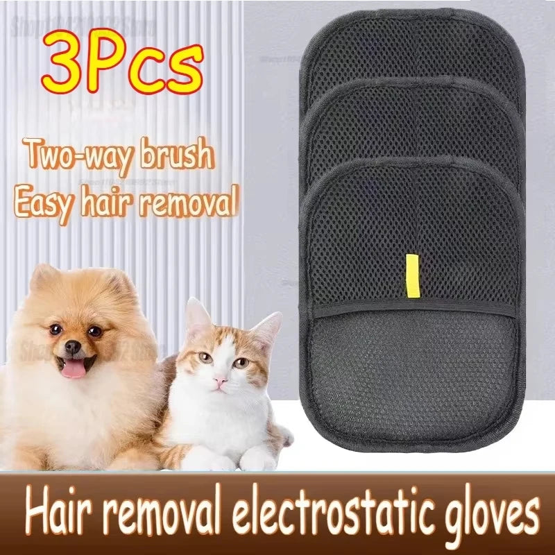Pet Electrostatic Hair Removal Gloves Cat Brush Adhesive Comb Washing Grooming Tool  Pet Products Grooming Cats  Cat Supplies