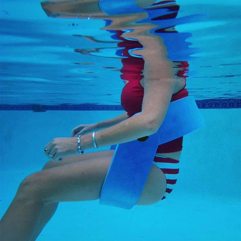 Water Recliner, Float-N-Fold Water Chair, 3 in 1 Foldable Non Inflatable Foam Floating Lounger Chair, Swimming Accessories 2025