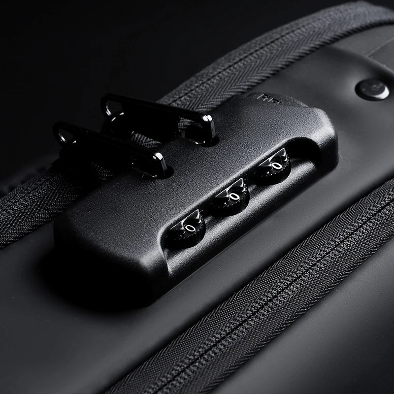 Chest Bag Multifunction Crossbody Sport Running Travel Sling Pack Anti-theft USB Charge Shoulder Messenger Pack Luxury Brand Men