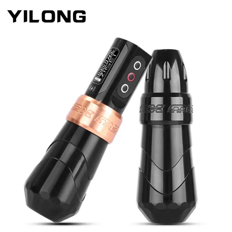 New Professional Tattoo Pen Fluk Max Wireless Tattoo Machine with  2Battery Permanent LCD Display Makeup Rotary Tattoo Pen
