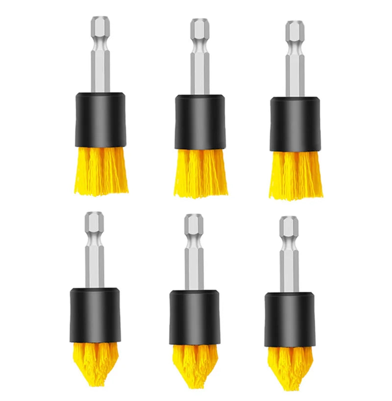 5pcs Multi-Purpose Electric Drill-Brush kit Power Scrubber Brush Car Polisher Kitchen Bathroom Cleaning Kit Toilet Cleaning Tool