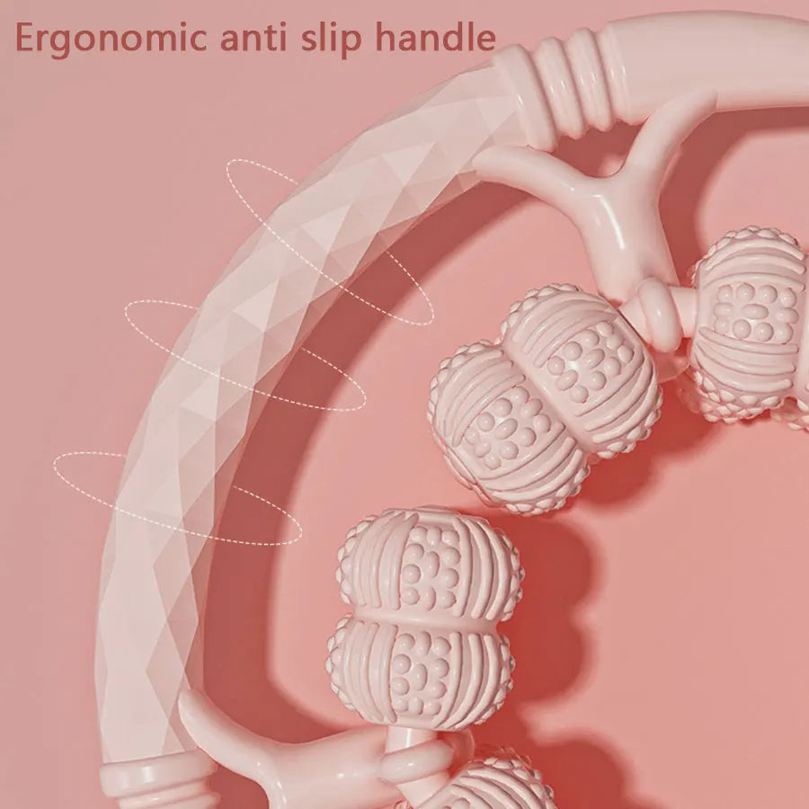 32 Wheel Leg Massager Ring Leg Clamp Roller Leg and Calf Muscle Exercise Home Fitness Relaxation Leg Slimming Tool