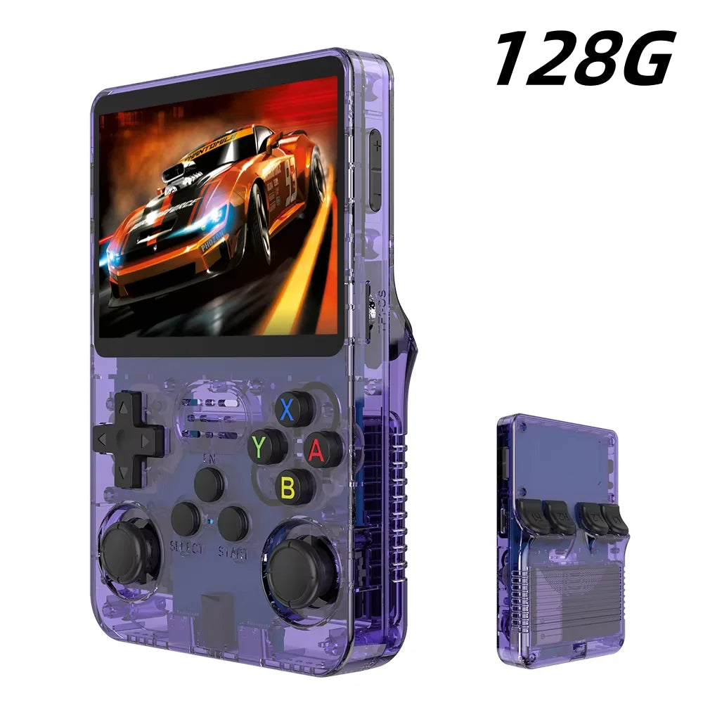 100% Original ARKOS R36S Retro Handheld Game Console 3.5'' IPS,15000+ Games,2 RAM chips, Linux Portable Pocket Player, 64G/128G