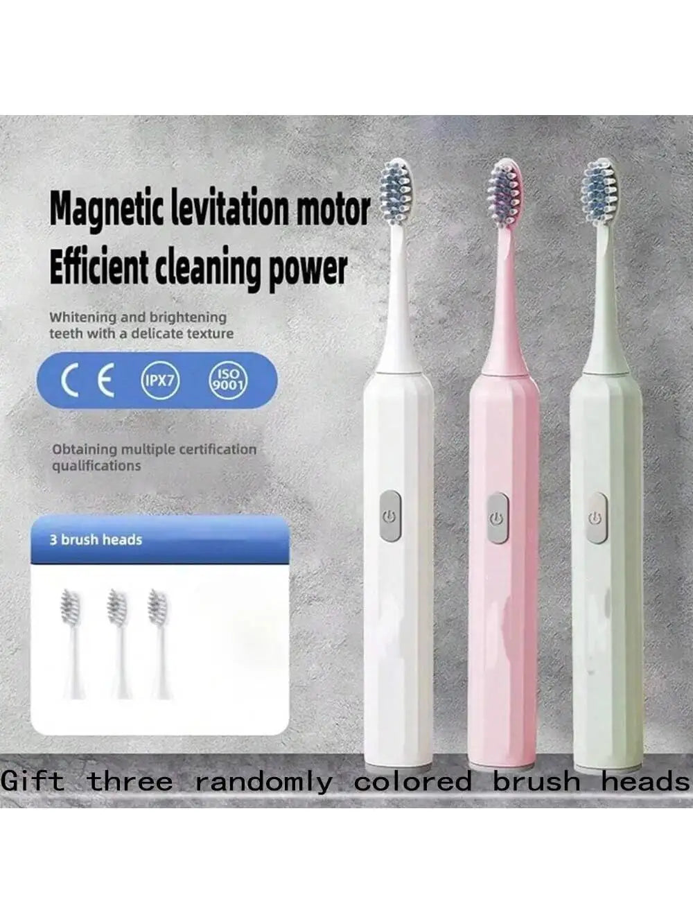 Automatic Electric Toothbrush Soft Bristls With Sonic Electric Toothbrush Adult Oral Teeth Cleaning Sonic Toothbrushes