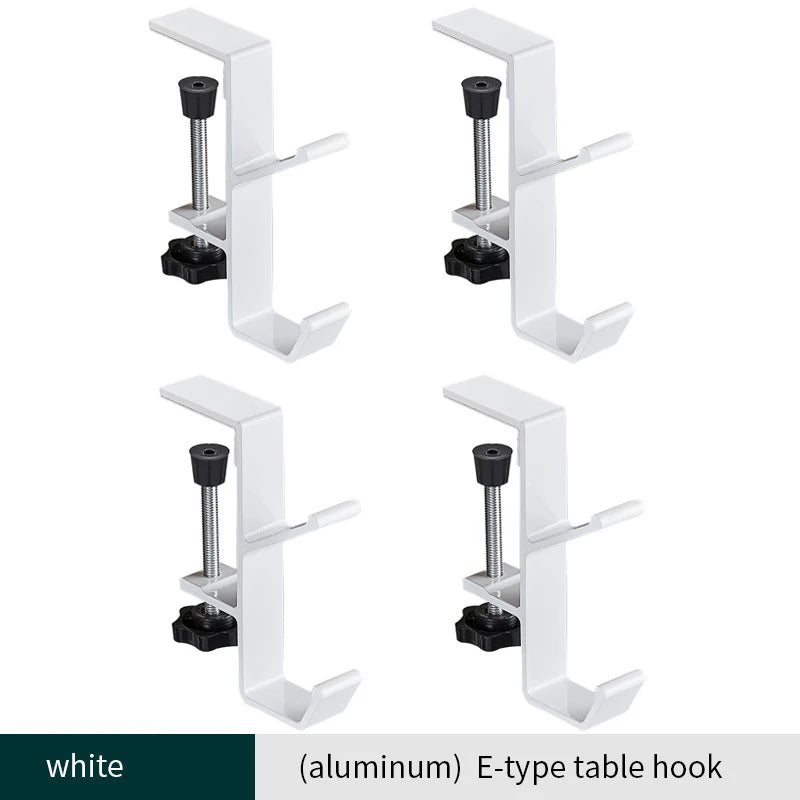 1pcs Punch-free Desk Hook Adjustable Desk Edge Hook Multi - Functional Gaming Headset Hanging Hook Home Office Organizer