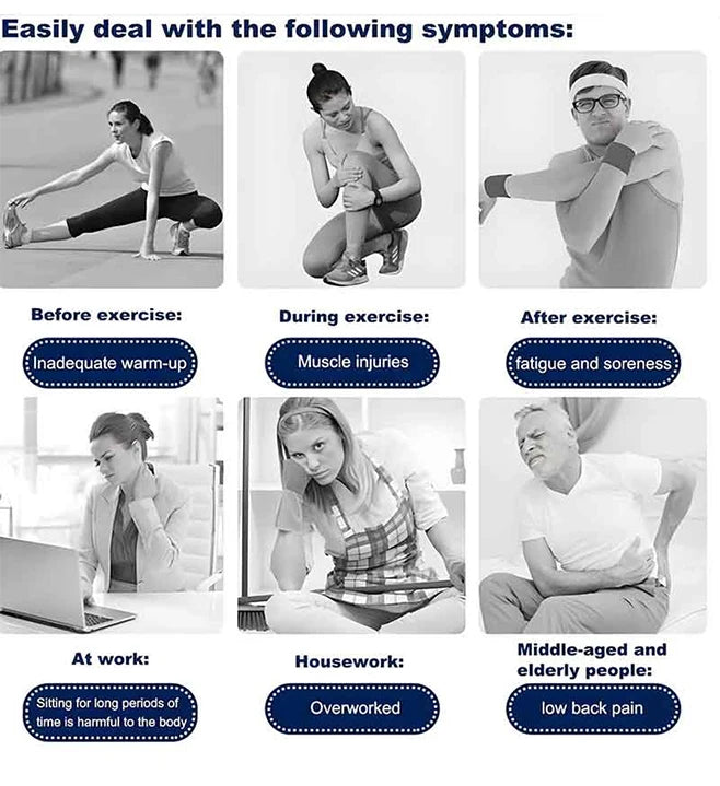 EMS Electric Fascia Scraper Micro Current Compression Muscle Vibration Relaxation Massager Body Lifting Scraper Massage Knife