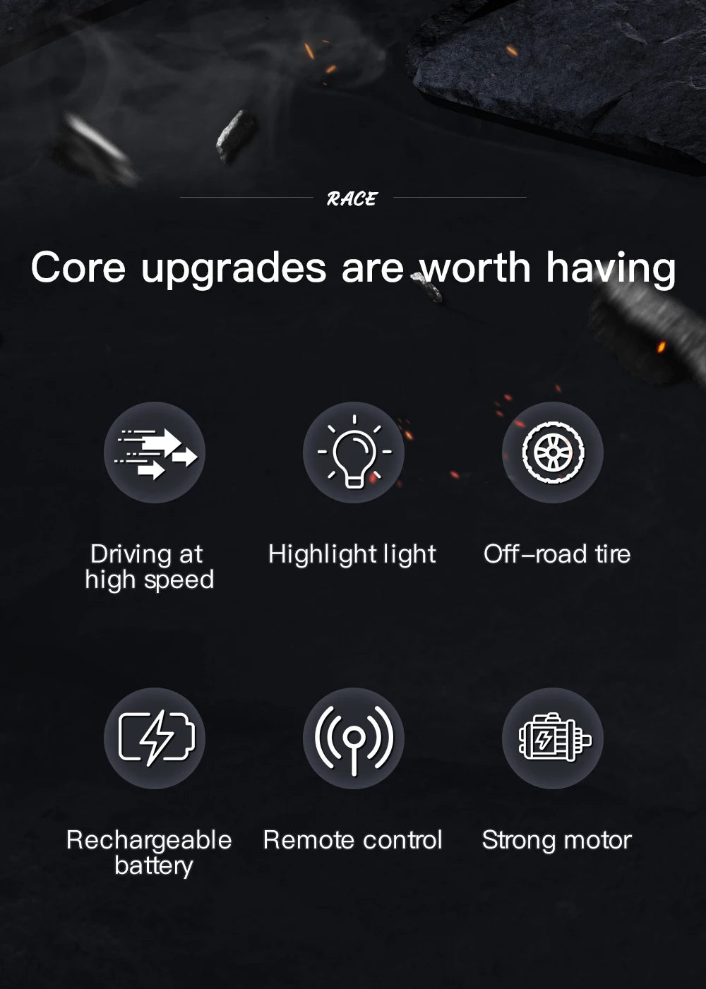 ZWN 1:16/1:20 2.4G Model RC Car With LED Light 2WD Off-road Remote Control Climbing Vehicle Outdoor Cars Toy Gifts for Kids