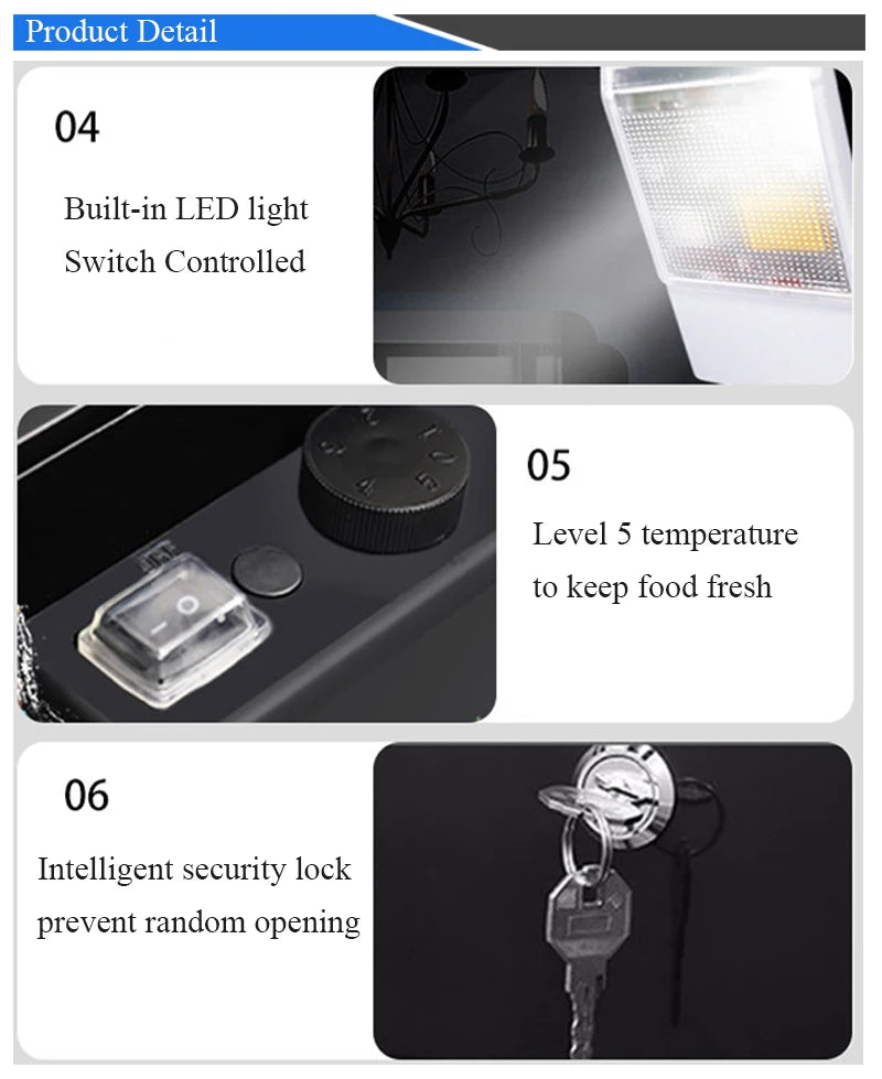 High Quality 40L Mini Fridge Refrigerator Home Hotel