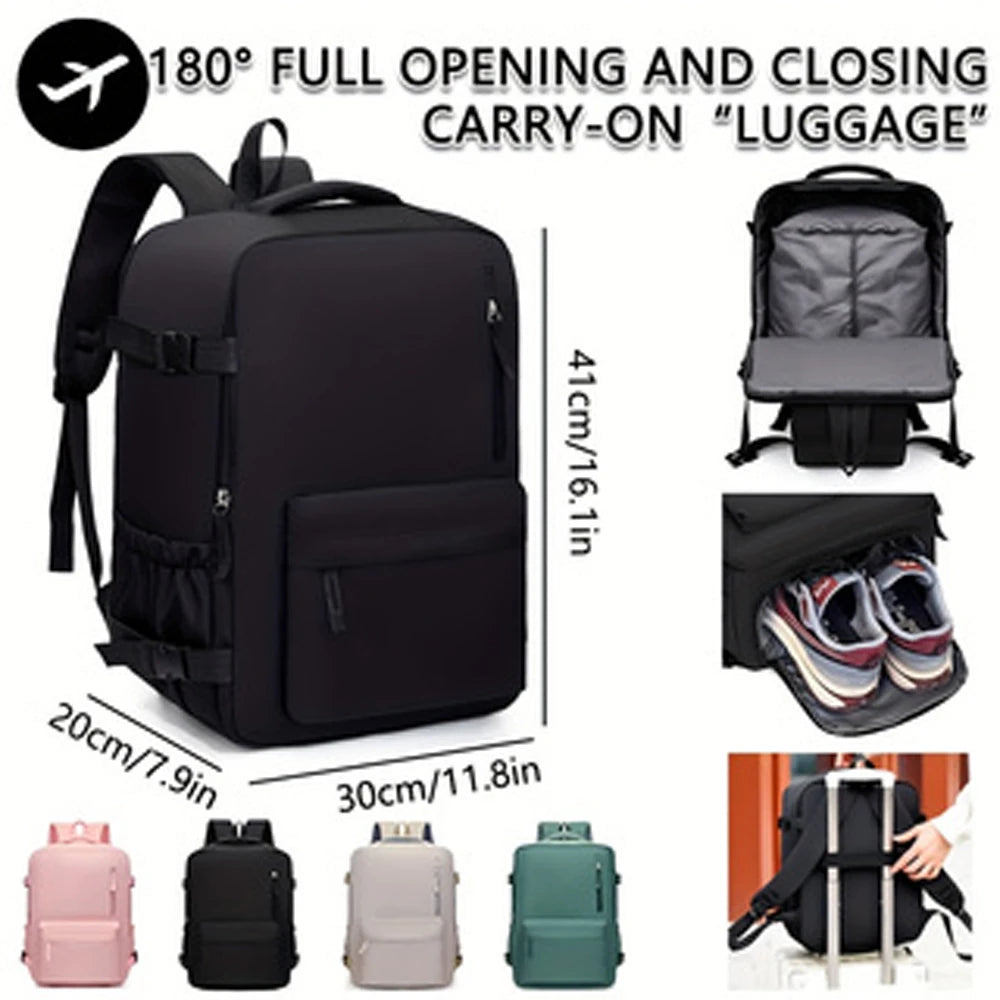 Travel Backpack Airline Approved Low-Cost Airline Solid Color Leisure Large Capacity Commuter Computer Bag Backpack