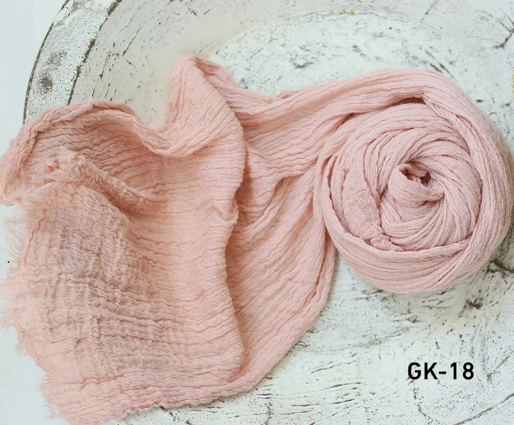 Professional Stretchable Wrapping Newborn Photography Props Soft Cotton Gauze Wraps Blanket Studio Baby Styling Props Accessory