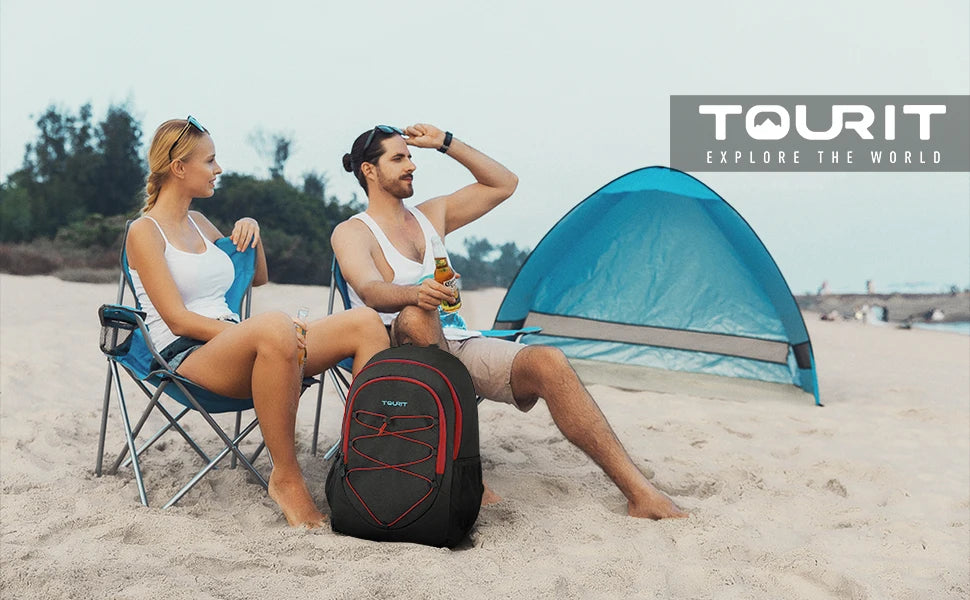 TOURIT 30L Thermal Backpack Cooler bag for drinks Insulated Bag Travel Beach Beer Leak-proof Food lunch Bags Portable Coolers