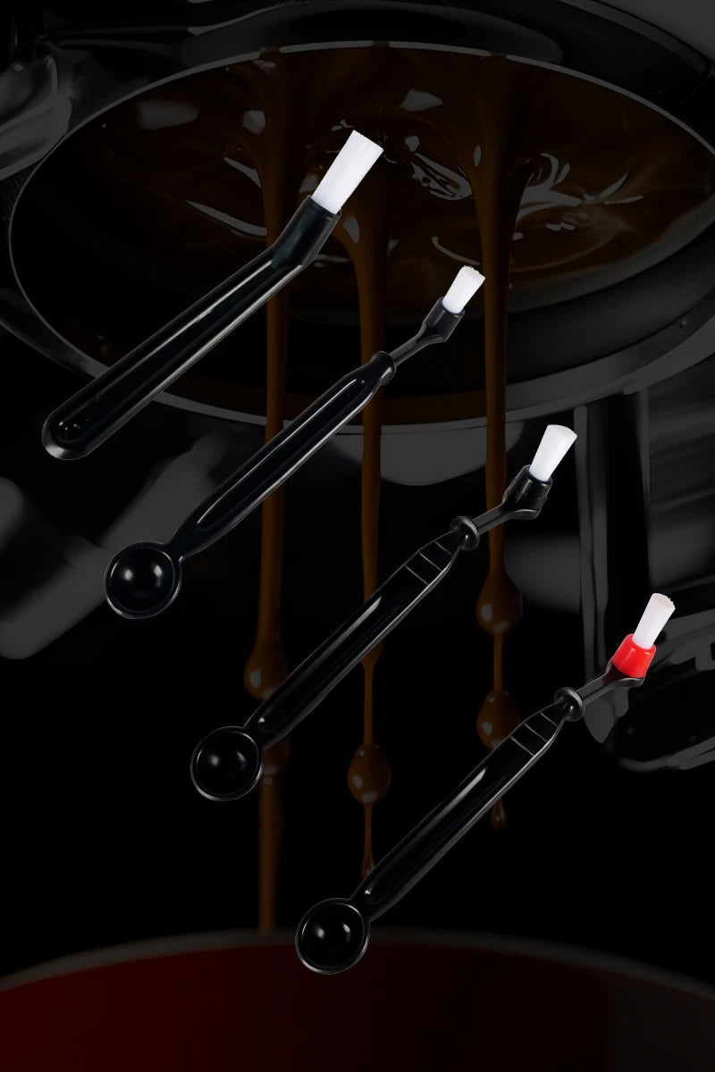 Food Grade Coffee Machine Cleaning Brush Long Handle Replaceable Cleaning Coffee Machine Cleaning Brush
