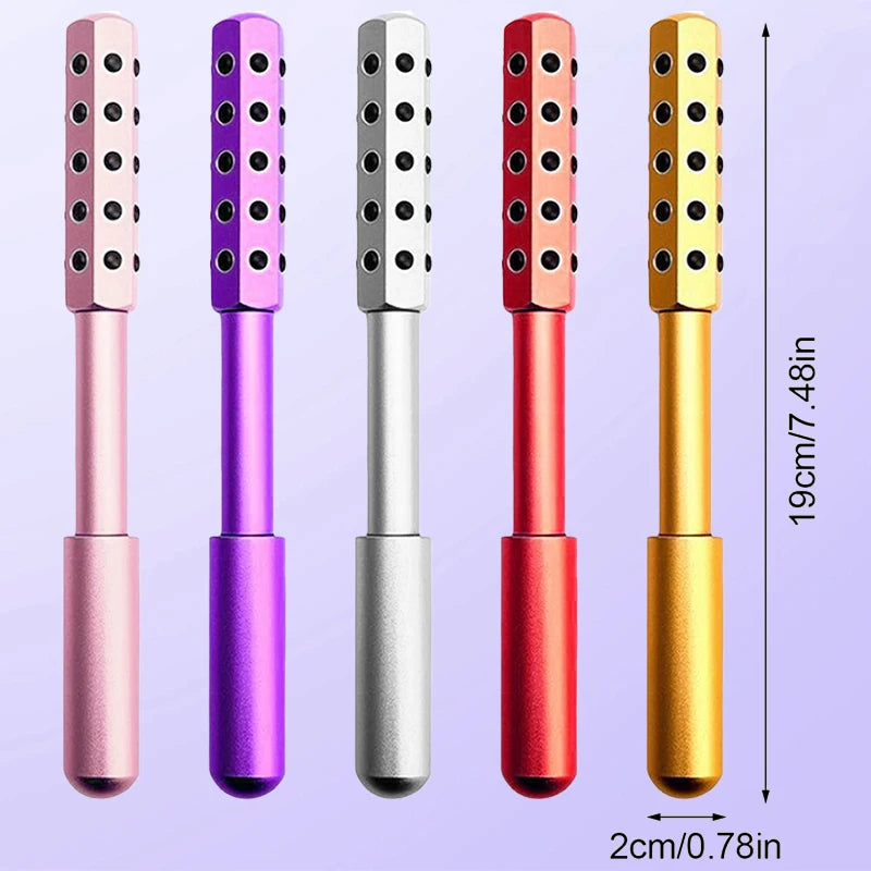 24 Germanium Face Massage Beauty Acupoint Roller Stick Wholesale Beauty Roller Tool Face Gua Sha Massager Women Skin Care Beauty