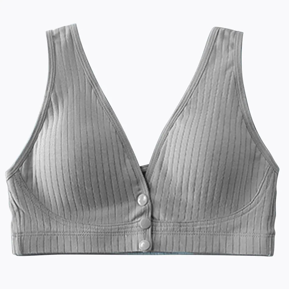 Pregnant Women Vest Style Wide Shoulder Straps Comfortable Soft and Convenient Breastfeeding Bras Women Cotton High Elastic Bra