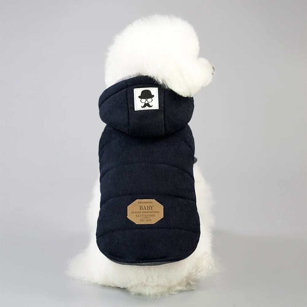 Dog Thicken Coat Overalls Winter Warm Dog Clothes For Small Dogs Puppy Chihuahua Jacket Poodle Costumes Pet Coats Yorkie Apparel