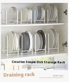 Home  Vertical Drawer Plate Clearance Rack Kitchen Storage Cabinets Organizer Furniture Cutting Board Stainless Steel Adjustable