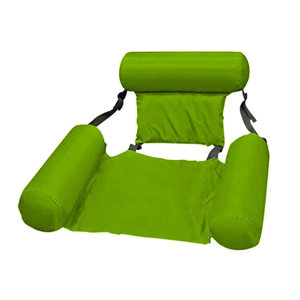 Three Tube Inflatable Lounge Chair, Foldable Colorful Patterned Float, Water Play Lounge Chair, Floating Bed Sofa