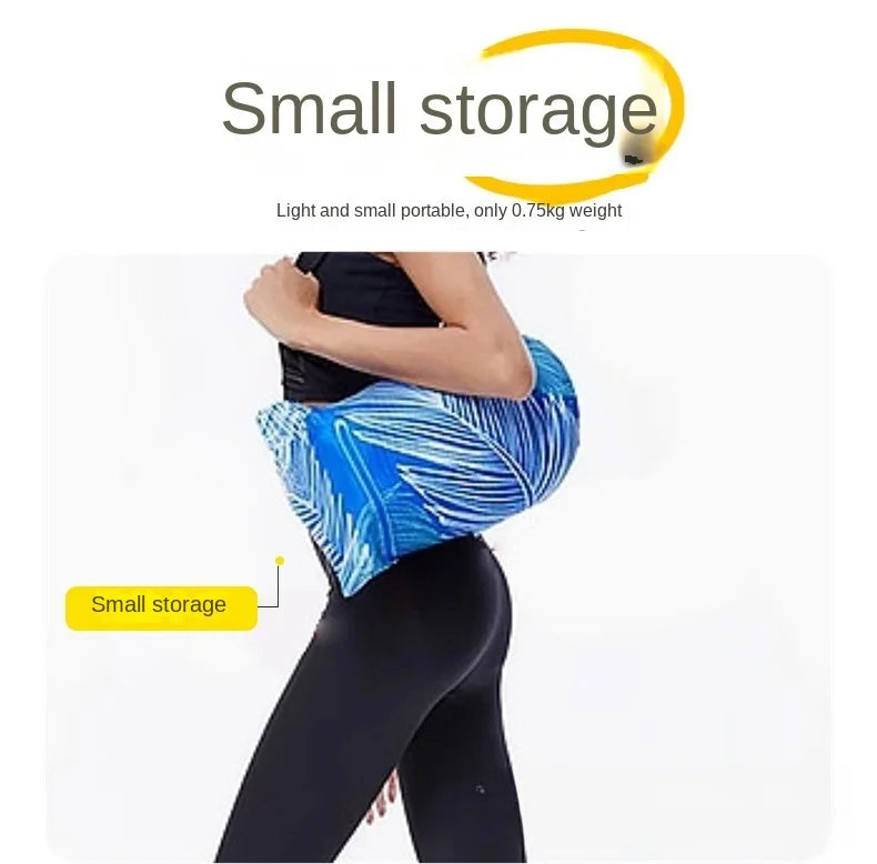 New Explosion-Proof Inflatable Lounge Chair, Light Luxury Portable Lazy Inflatable Bed That Can Sit or Lie Down, Beach, Hiking