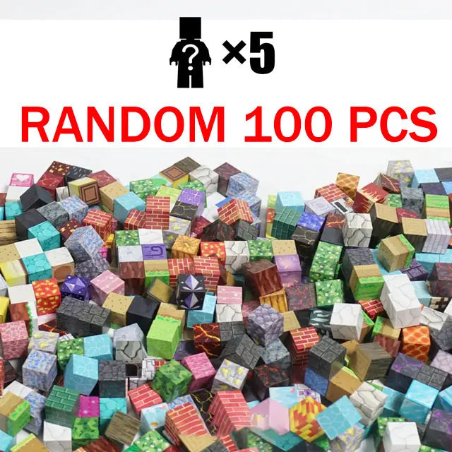 10-500PCS Magnetic Building Blocks Magnet Set Bricks Mini World STEM Construction DIY Educational Toys For Kids Birthday Gifts