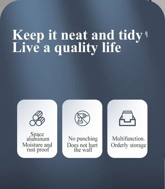 Hairdryer Holder Wall Mount Suitable For Dyson Airwrap Shelf Dryer And Hair Curler Holder Storage Rack Bathroom Organizer FR2002