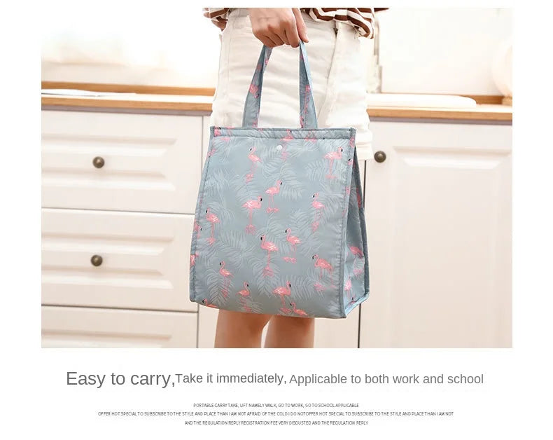 Insulated Thermal Cooler Bag Lunch Storage Box Bag Portable Picnic Camping Bag Food Drink Storage Leakproof Outdoor Cooler Box