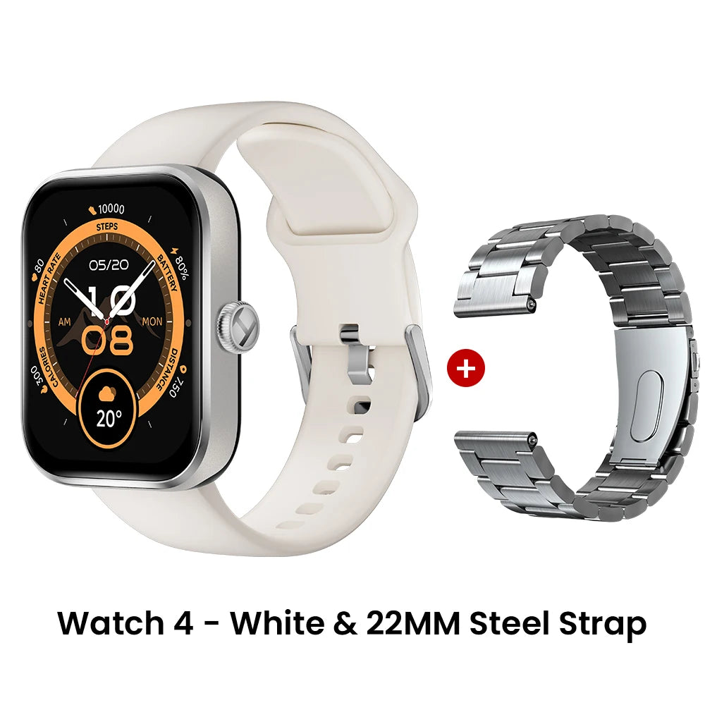 HAYLOU Watch 4 GPS Smartwatch 1.93'' HD Display Bluetooth Phone Call Health Monitoring IP68 Waterproof Smart Sport Watch