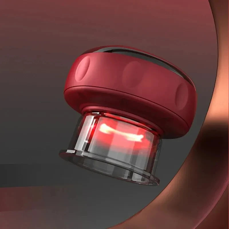 Smart Electric Vacuum Cupping Massager – Heating & Body Scraping for Back, Neck & Arms Cupping Massager