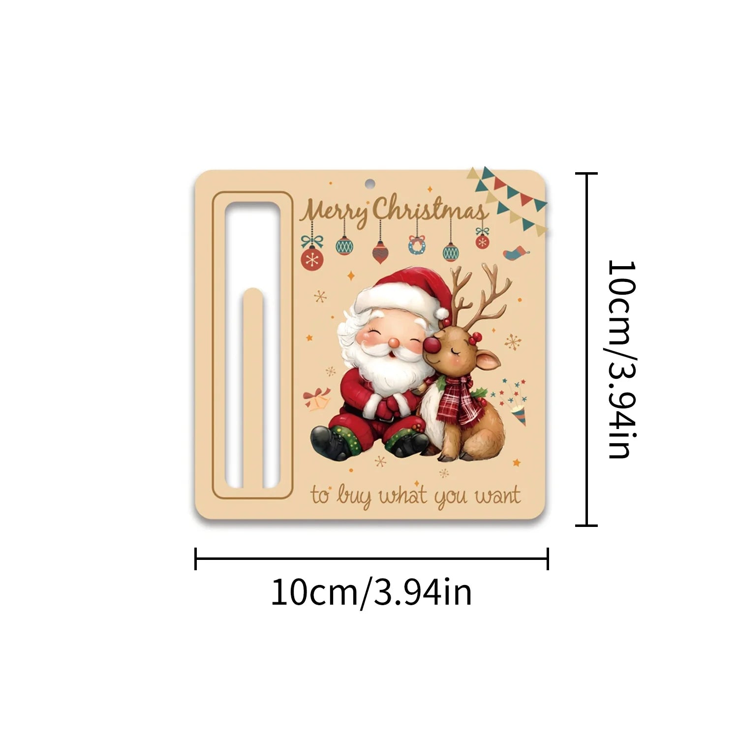 Christmas Cute Money Holder Christmas Ornament Decoration Santa Claus Snowman Christmas tree decorations