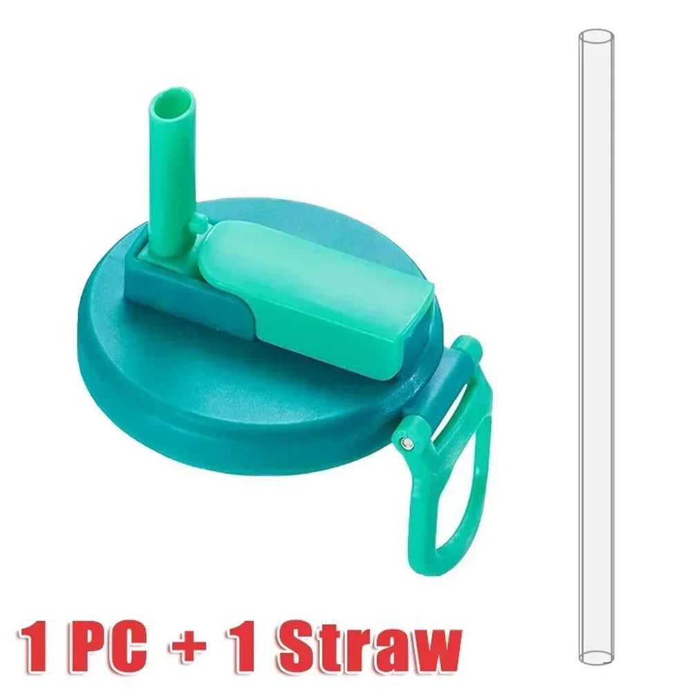 Can Lids With Straws Reusable Silicone Beverage Can Lids Leak-Proof Soda Can Covers With Straws For 2.13” Cans Pack Of 4