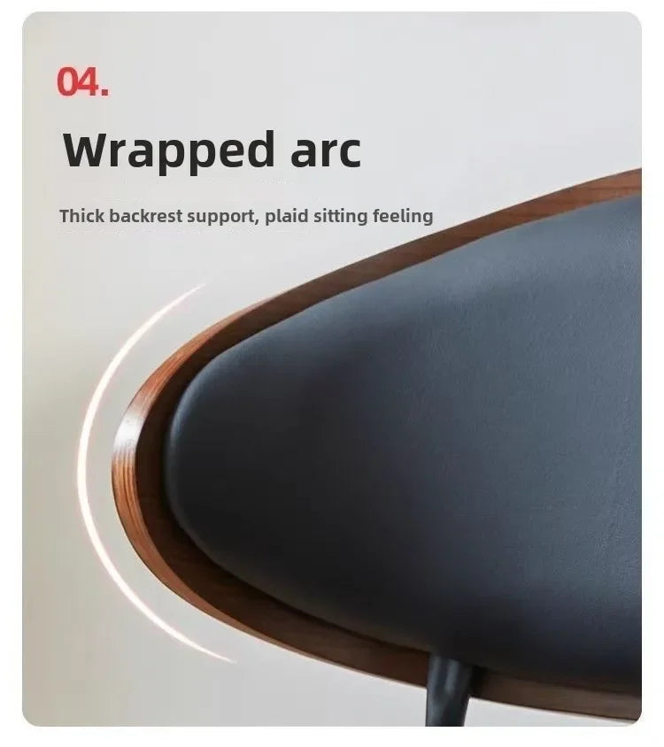 Living Room Dining Chairs Leather Chair Soft Modern Cafe Home Nordic Chaises salle manger luxury Minimalist Home Furniture