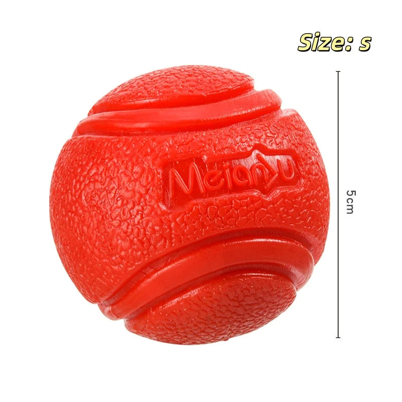 Pet Dog Toys Dog Ball Dog Bouncy Rubber Solid Ball Resistance to Dog Chew Toys Outdoor Throwing and Recovery Training for Dogs