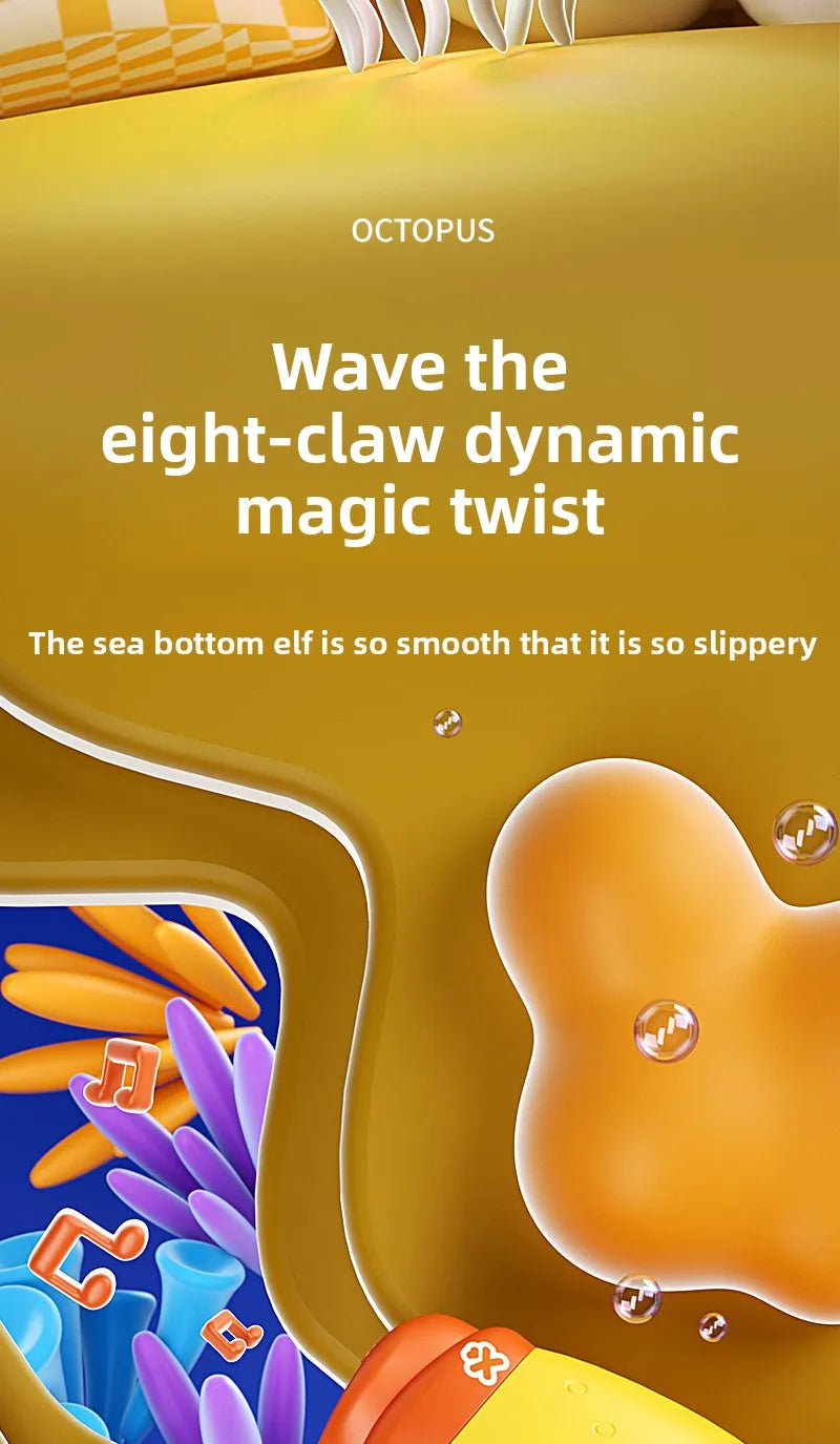 Dancing Octopus Electronic Pets Luminous Fidget Toys Interactive Antistress Stress Relief Toy for Toddler Baby Children Adult