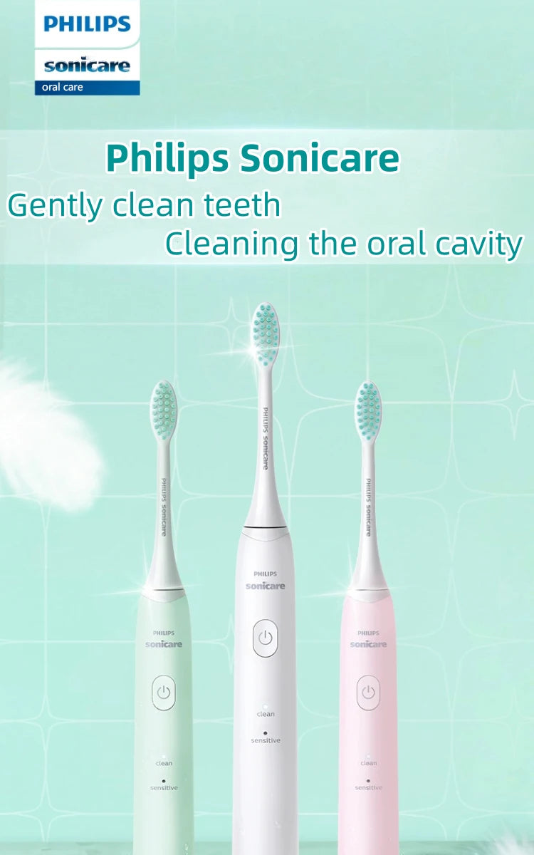 PHILIPS Sonicare HX2421 Electric Toothbrush Two Modes Teeth Gentle Deep Cleaning Oral Cavity Care Gum Health Care Tooth Brush