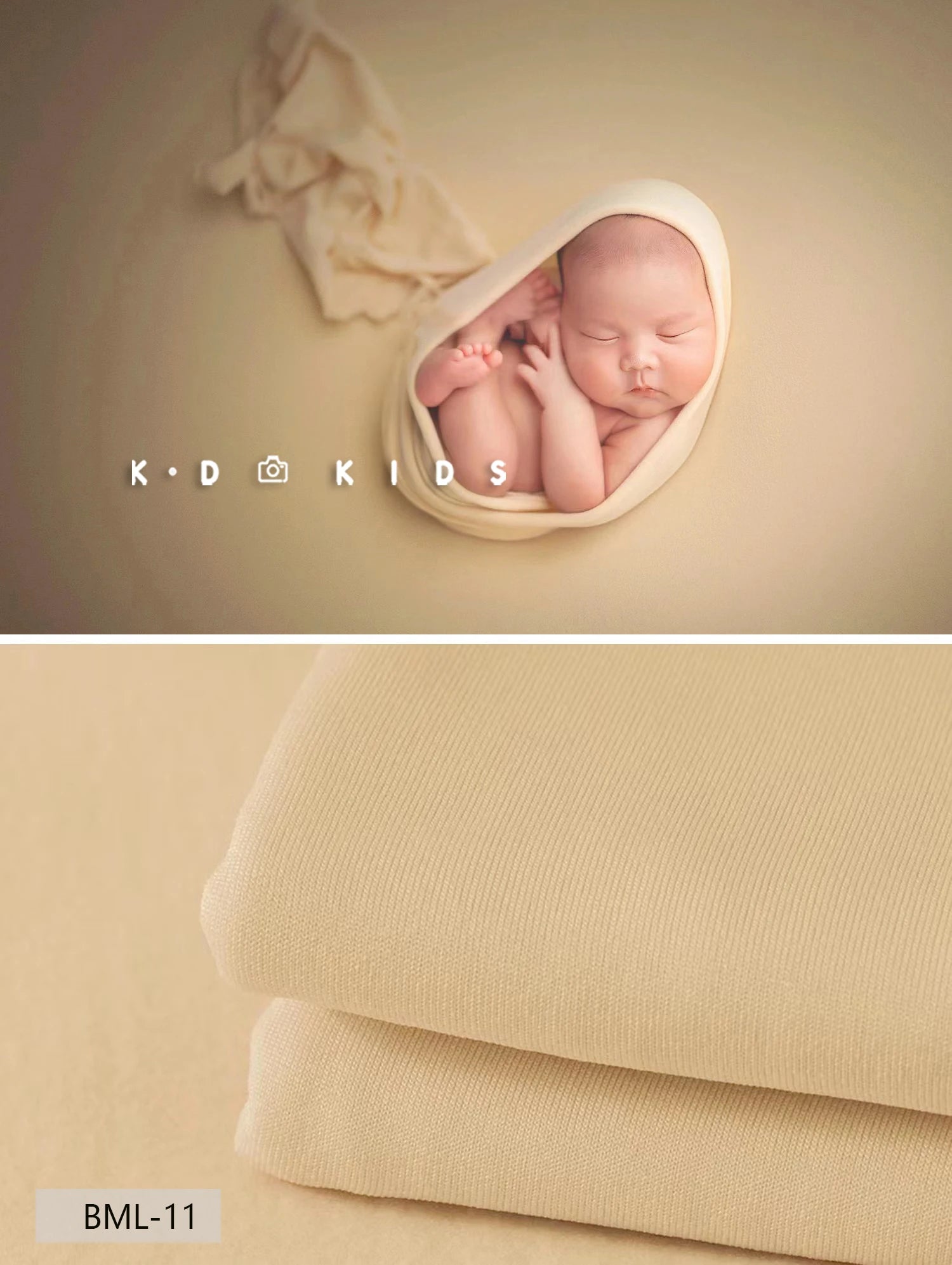 Newborn Photography Props Soft Wrap Blanket Backdrop Stretchable Fabrics for Baby Posing Studio Shooting Photo Accessories