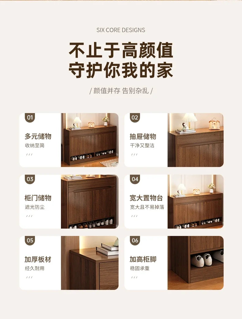 Entrance Hall Organizer Shoe Cabinet Storage Mobile Living Room Shoe Shelf Shelves Space Saving Archivadores Home Furniture