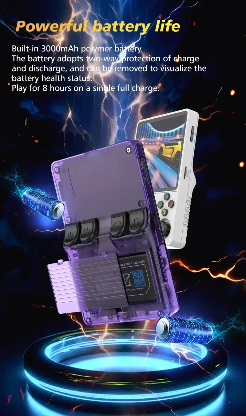 TOP Sale 4"IPS Big Screen R36S Plus Retro Handheld Game Console Linux 64-bit System RK3326 Portable Pocket ARKOS 2.0 R36SPLUS