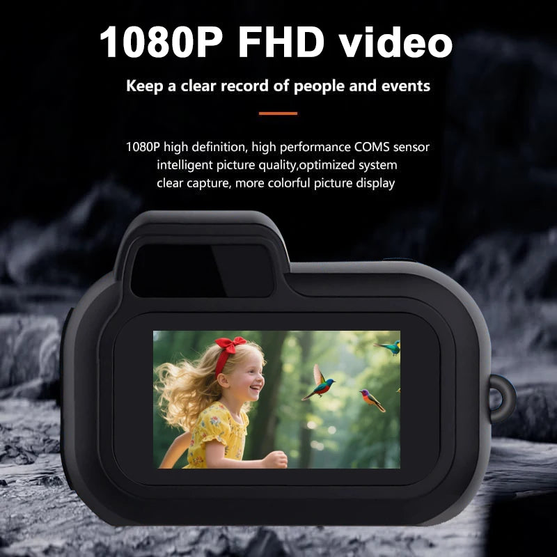 Mini Y3000 Keychain Camera 8MP Photo Tiny Digital Body Cameras Thumb Cam DV Micro Camcorder Support SD Card With Screen for Kids