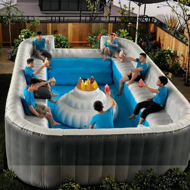 Commercial Customized Inflatable Sofa Pools Swimming With Portable Lounge for Party