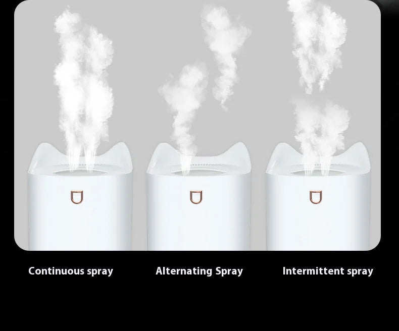 3000Ml Dual Jet Air Humidifier Large Capacity Atomizer Ultrasonic Aroma Diffuser Cool Mist Maker Air Humificador Purifier
