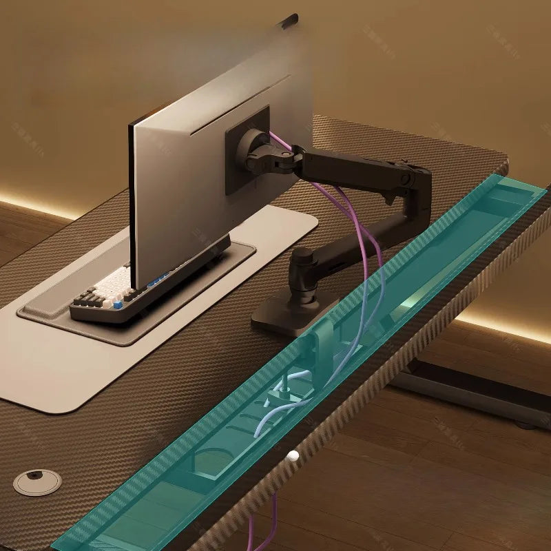 Hidden Aesthetic Office Desk Unique Living Room Musical Studio Office Desk Reception Vanity Mesa Ordenador Home Furniture