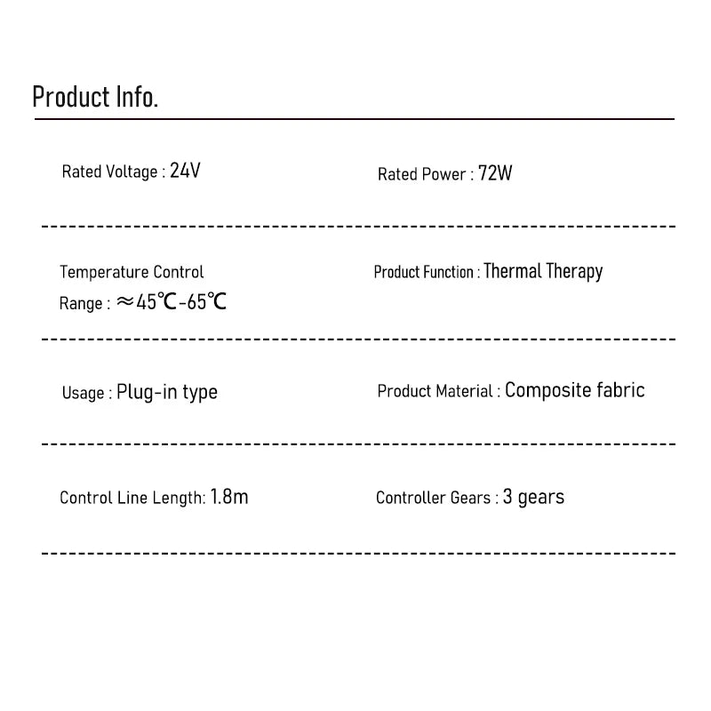 Red Light Therapy Heating Leg & Foot Wrap Electric Heating Knee Brace - Relieve Cold Leg Arthritis Pain with 3-Zone Heat Warm