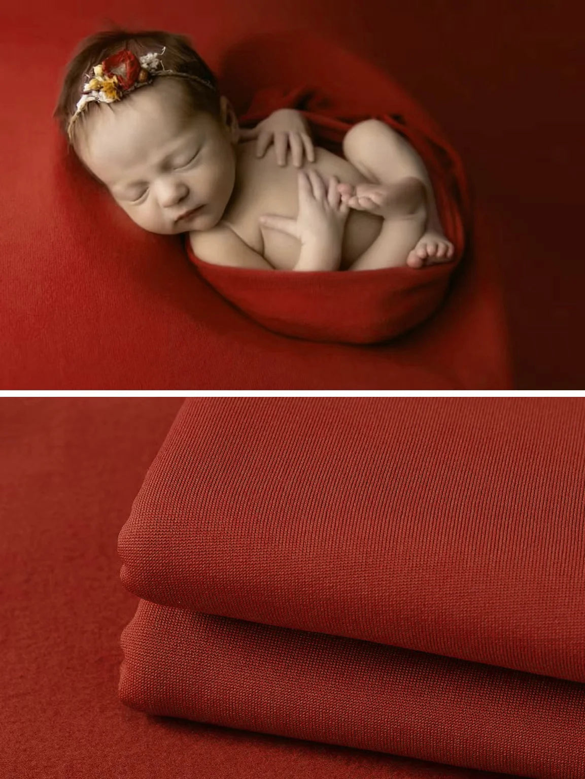 Newborn Photography Props Soft Wrap Blanket Backdrop Stretchable Fabrics for Baby Posing Studio Shooting Photo Accessories